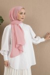 Çiçek Baskılı Kolu Bağcıklı Elbise Pembe Çiçek Baskılı Kolu Bağcıklı Elbise Pembe