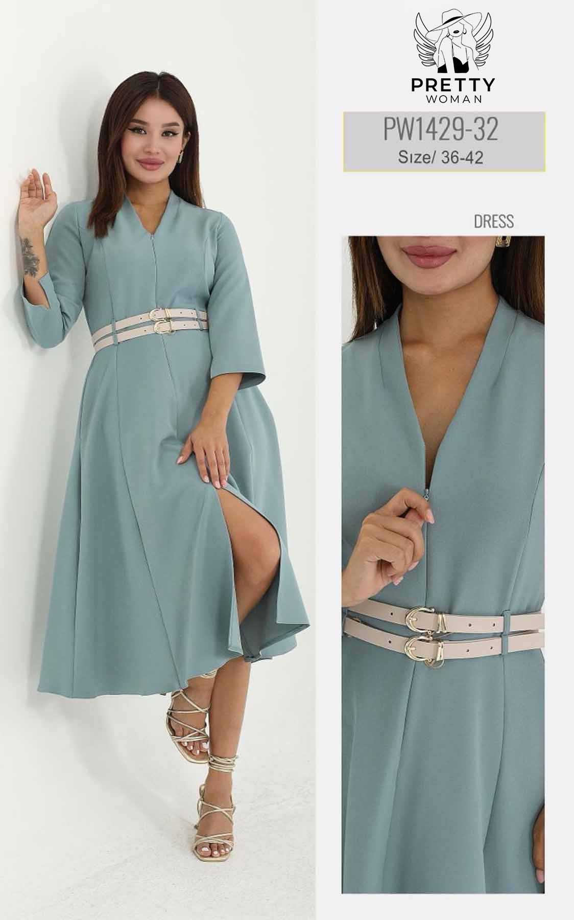 PW-1429 BÜYÜK BEDEN ELBİSE