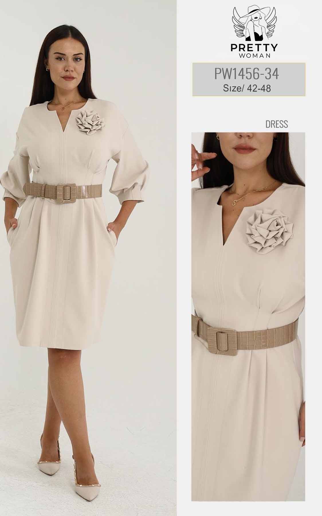 PW-1456 GÜNLÜK ELBİSE