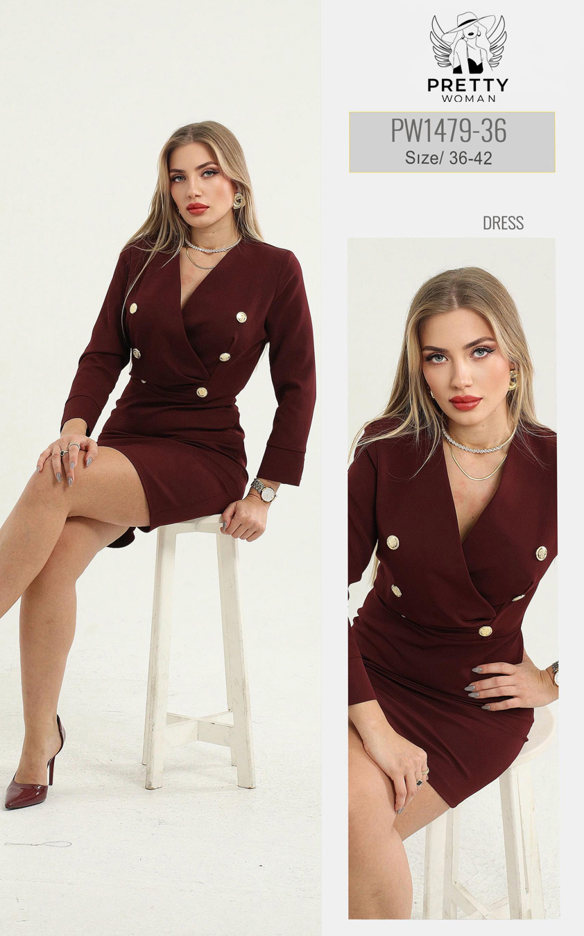 PW-1479 GÜNLÜK ELBİSE