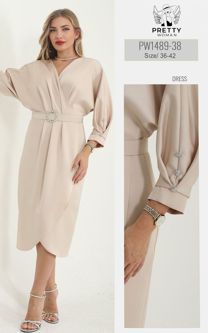 PW-1489 GÜNLÜK ELBİSE
