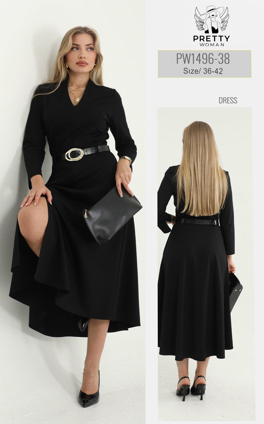 PW-1496 GÜNLÜK ELBİSE