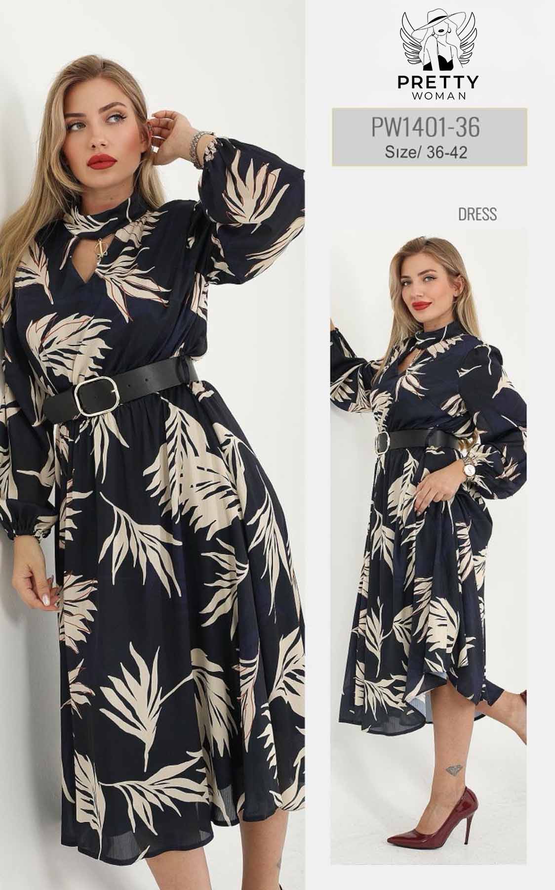 PW-1401 GÜNLÜK ELBİSE