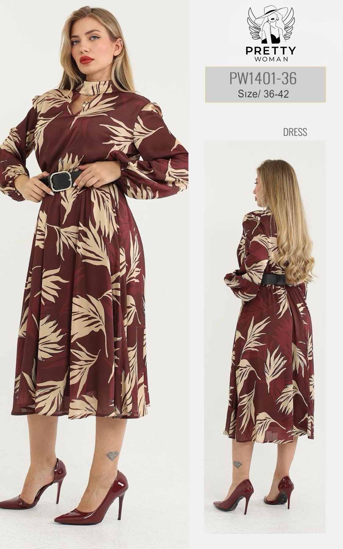 PW-1401 GÜNLÜK ELBİSE