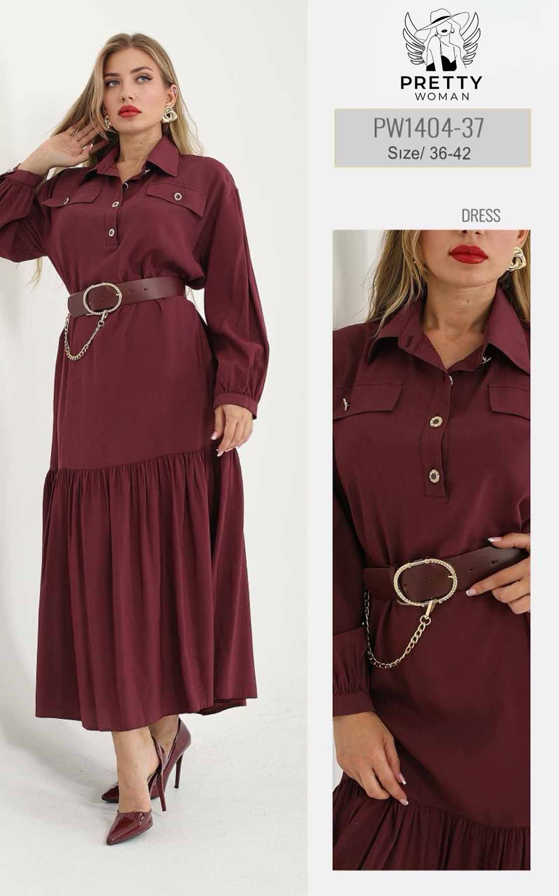 PW-1404 GÜNLÜK ELBİSE