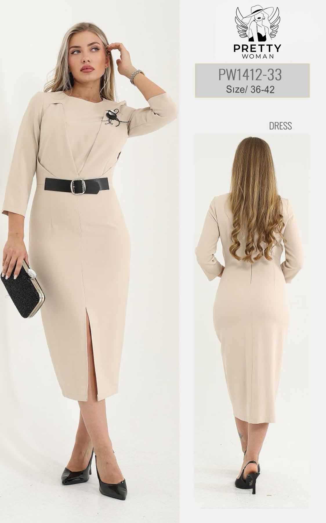 PW-1412 GÜNLÜK ELBİSE