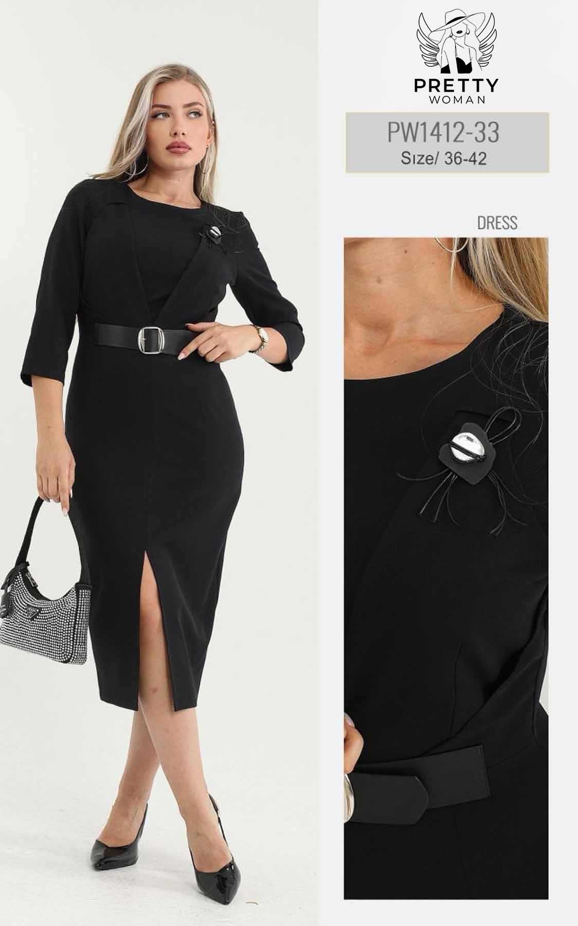 PW-1412 GÜNLÜK ELBİSE