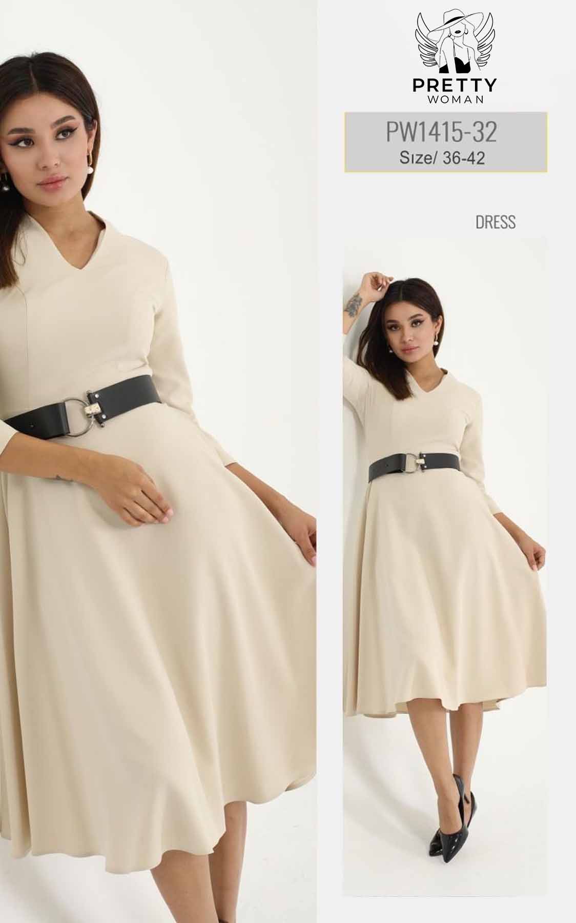 PW-1415 GÜNLÜK ELBİSE