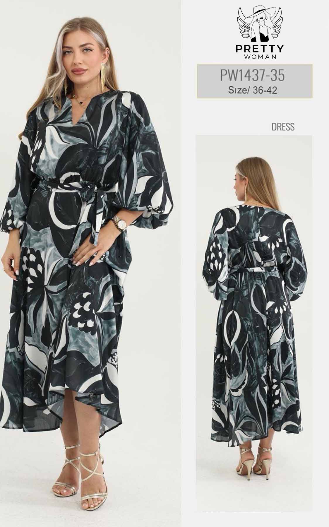 PW-1437 GÜNLÜK ELBİSE