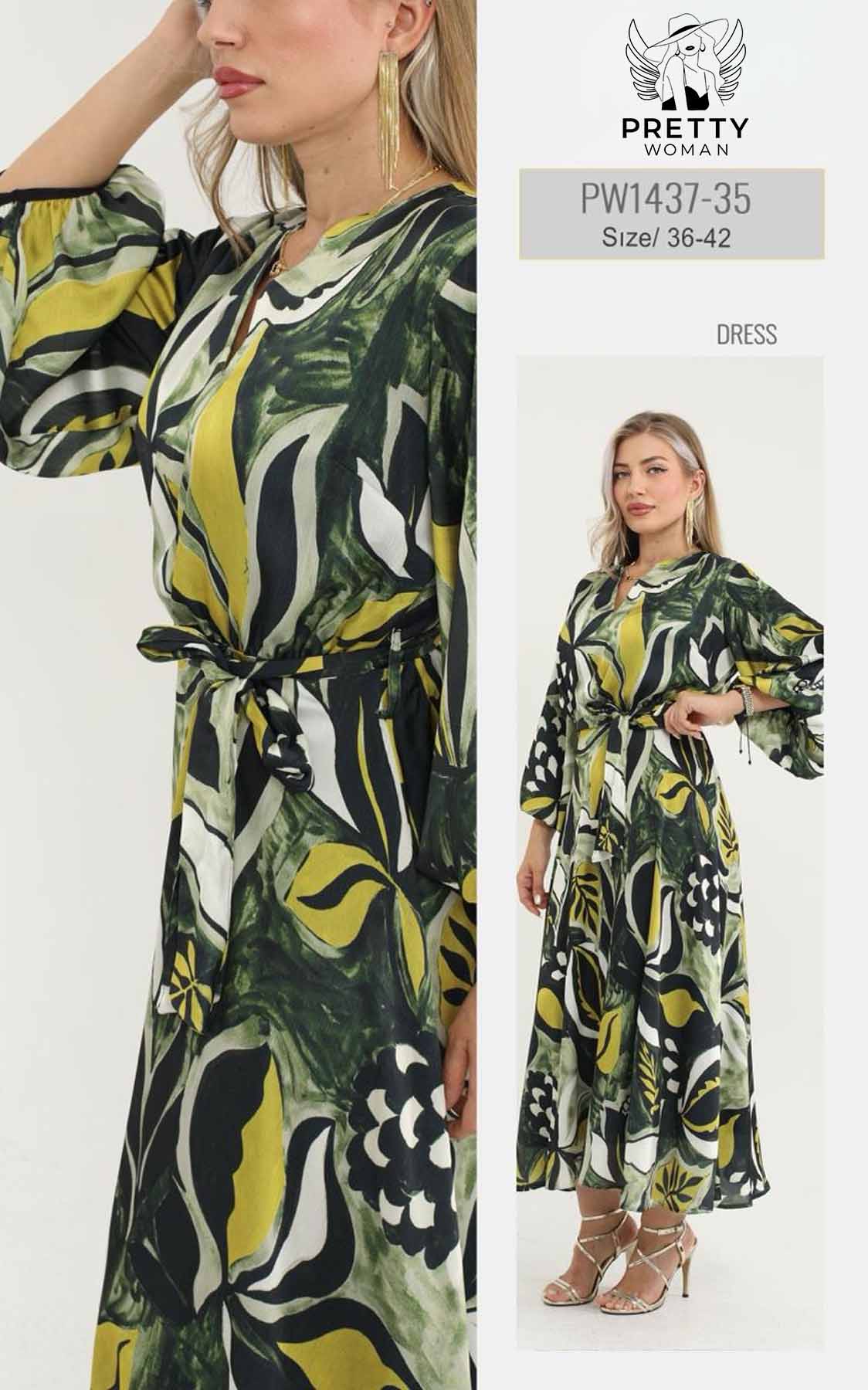 PW-1437 GÜNLÜK ELBİSE