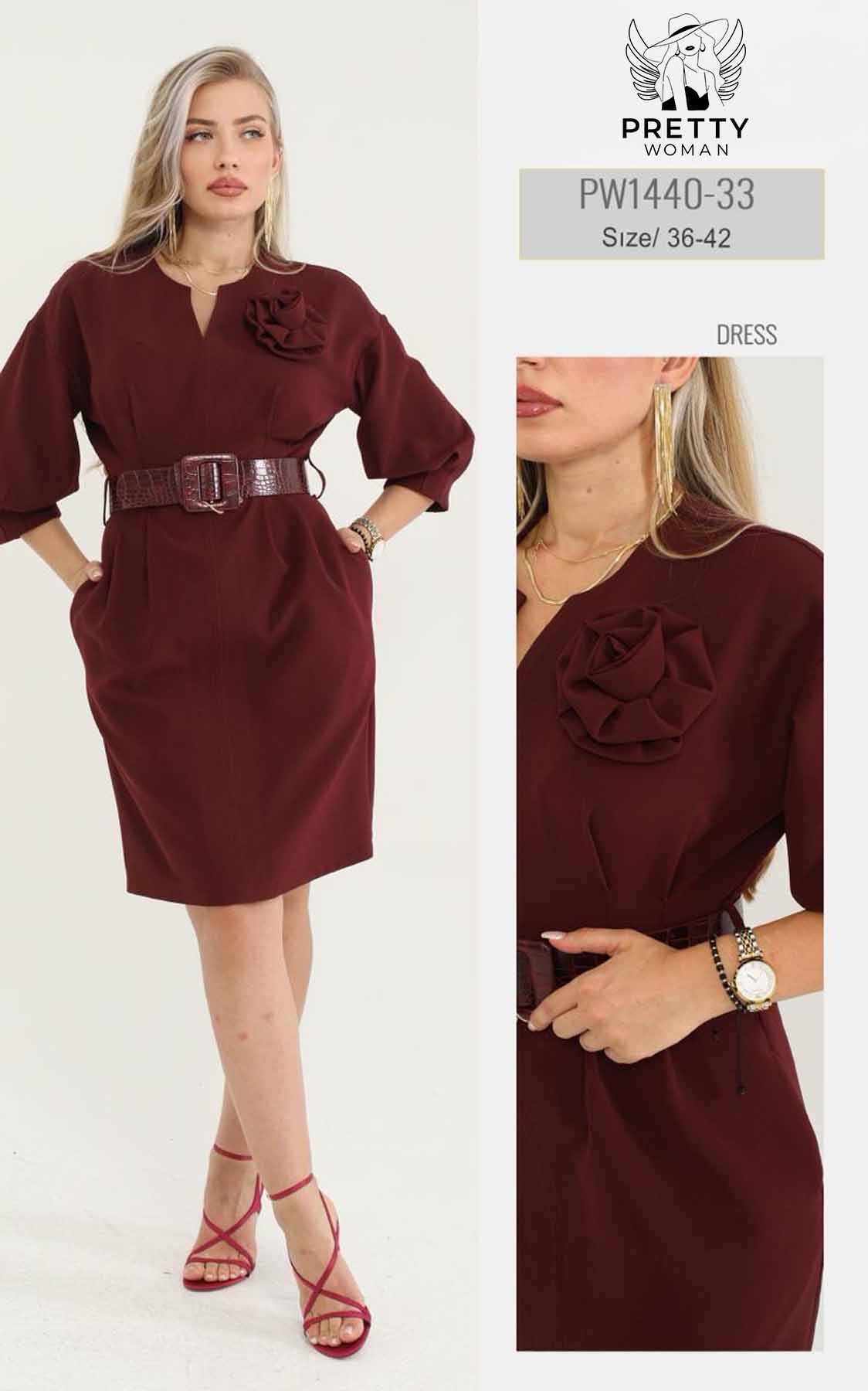 PW-1440 GÜNLÜK ELBİSE