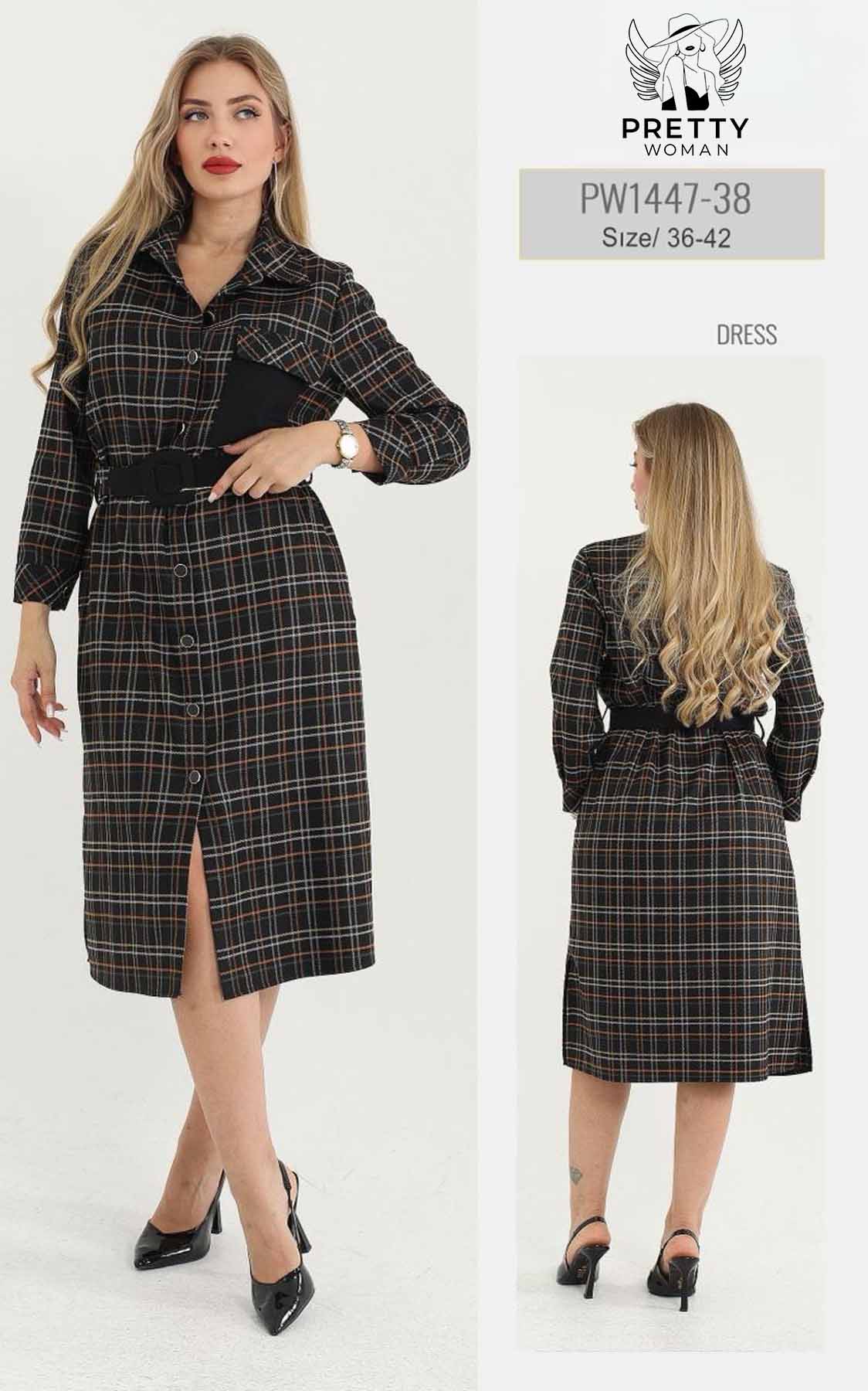 PW-1447 GÜNLÜK ELBİSE