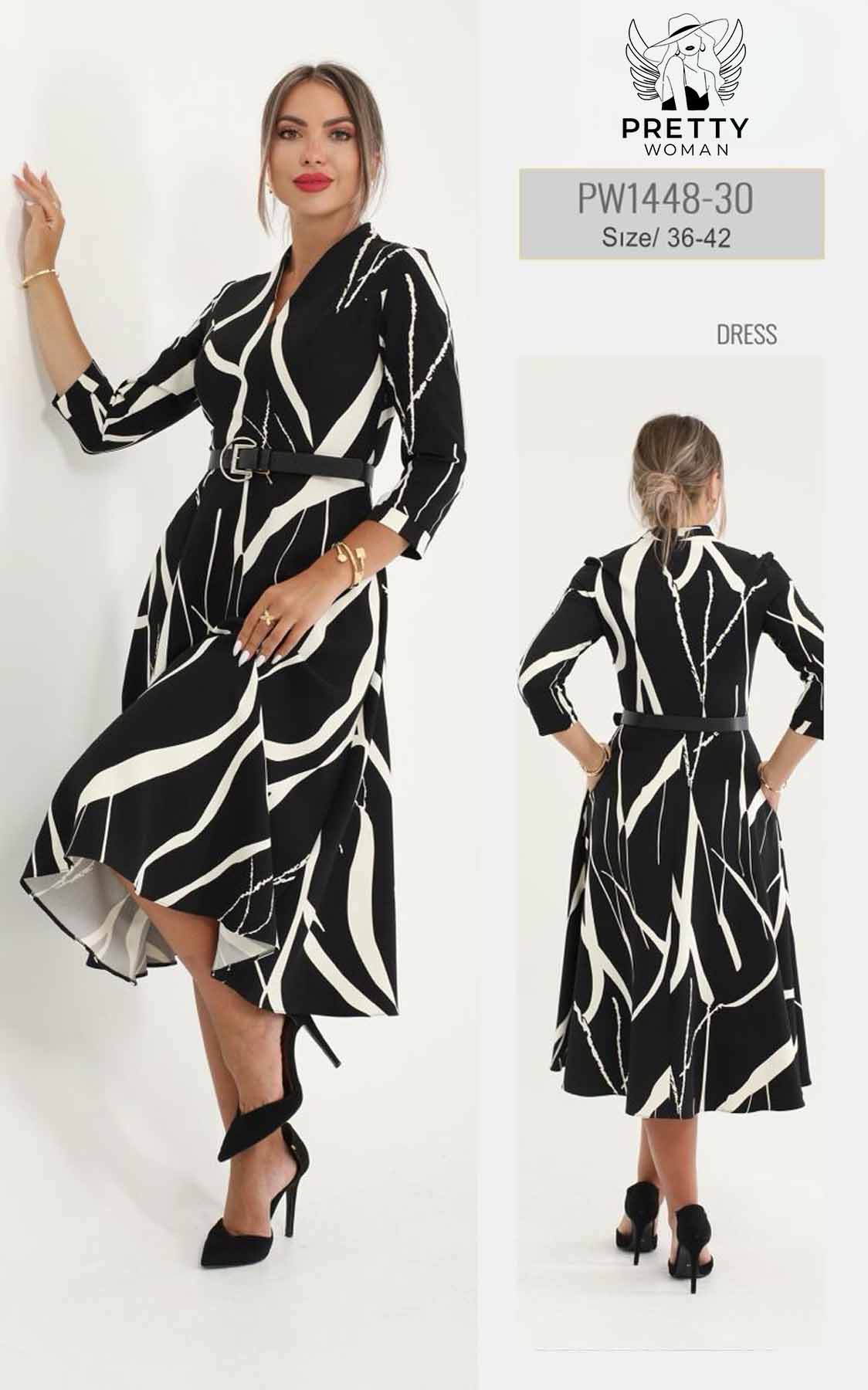 PW-1448 GÜNLÜK ELBİSE