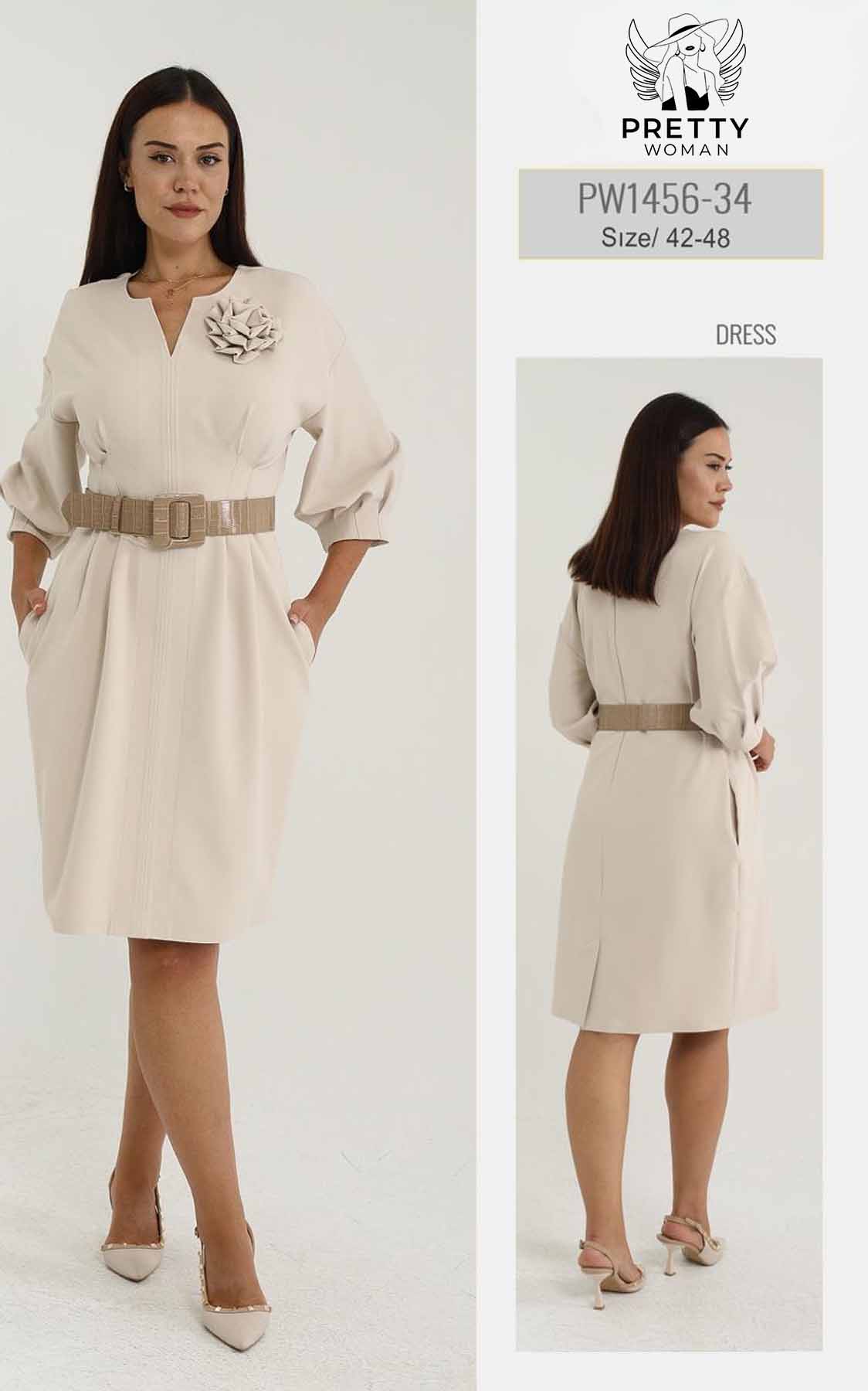 PW-1456 GÜNLÜK ELBİSE