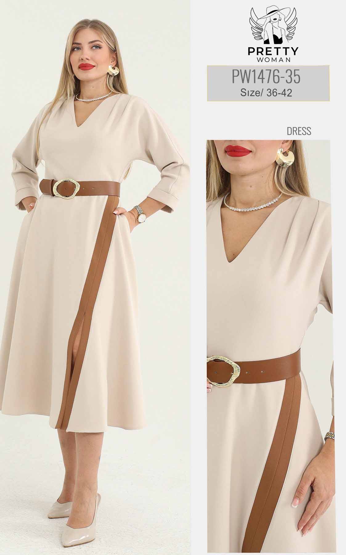 PW-1476 GÜNLÜK ELBİSE